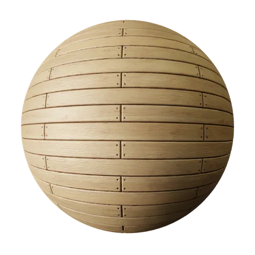 2K PBR textured floorboards material for Blender, seamless wood planks flooring with displacement, Wood Planks Floorboards 167.004