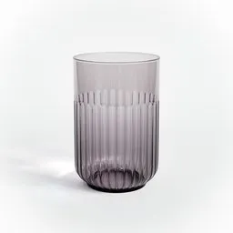 Realistic 3D-rendered stained glass vase with customizable color, ideal for architectural visualization in Blender.