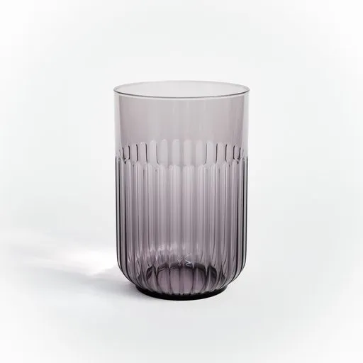Realistic 3D-rendered stained glass vase with customizable color, ideal for architectural visualization in Blender.