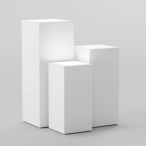Pedestals with Product Base Lighting