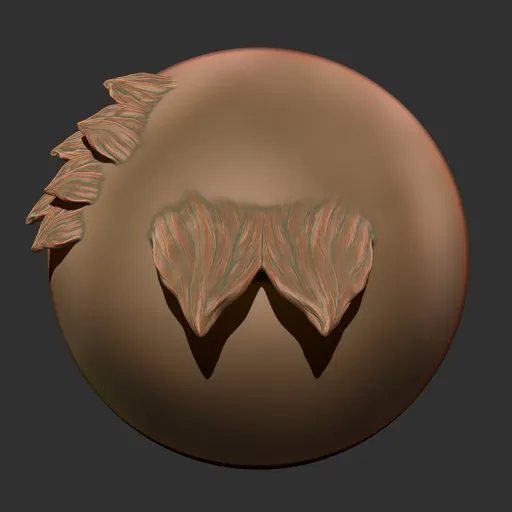 3D sculpting tool icon for creating detailed reptilian textures in digital modelling, compatible with Blender.