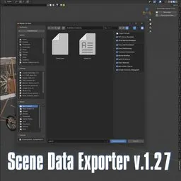 Scene Data Exporter