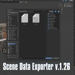 Scene Data Exporter