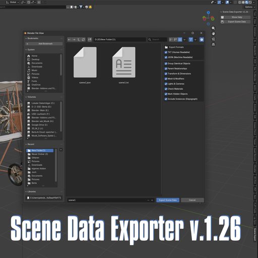 Scene Data Exporter