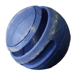 High-resolution PBR denim fabric texture for 3D modeling with customizable scale, color, and wear.