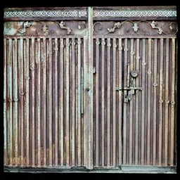 Rustic iron gate