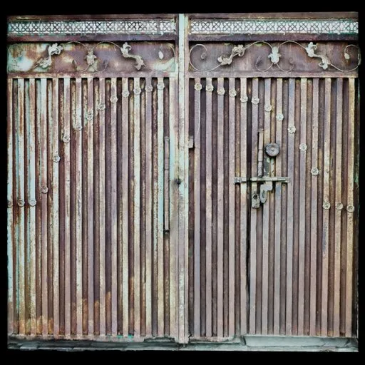 Rustic iron gate