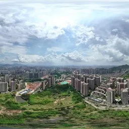 Highsky cloud building forest