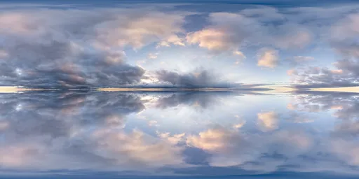 Infinite Sky - Overcast Cloudy Sunset
