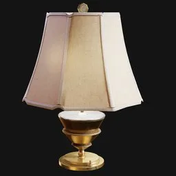 Mid-Century Geometric Table Lamp