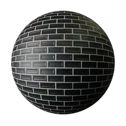 Black Recessed Brick