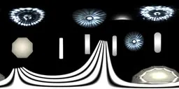 Black white studio light