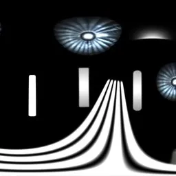 Black white studio light