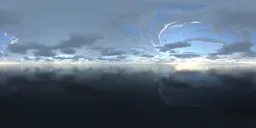 Good weather above the ocean