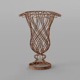 Handmade Metal Table Vase