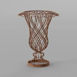 Handmade Metal Table Vase