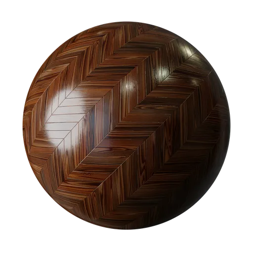 High-resolution dark wood parquet texture for realistic 3D rendering in Blender, suitable for floors and surfaces.