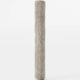 Wooden Log Post