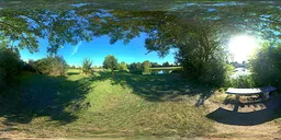 France landscape with river afternoon