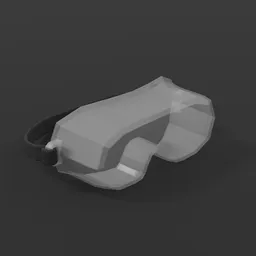Low Poly Safety Goggles