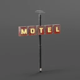 Large Motel Sign