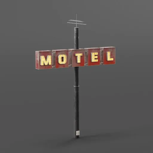 Large Motel Sign