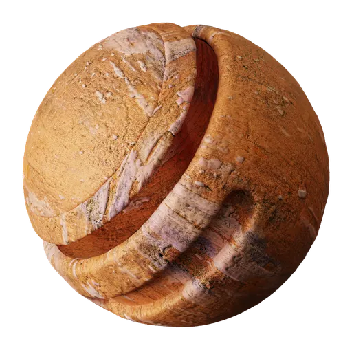 High-resolution orange peeling plaster texture for Blender 3D with realistic PBR displacement mapping.
