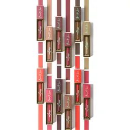 Liquid lipstick colour strips animation