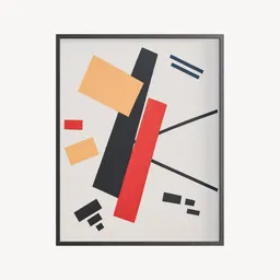 Abstract Painting Suprematism-Inspired