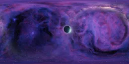 Sci-fi Nebula Space Planet