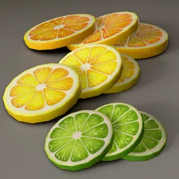 Stylized Citrus Slice