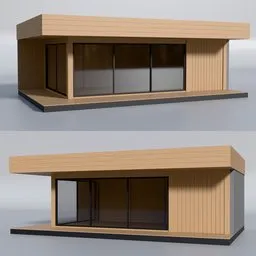 Modern Wooden House