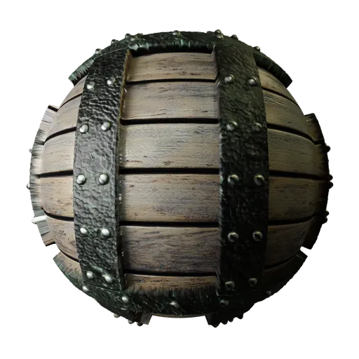 Wood Planks Iron Aged