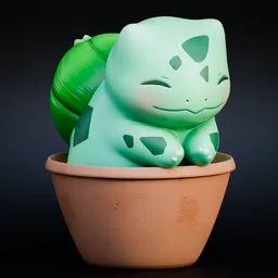 Bulbasaur Pot Decoration