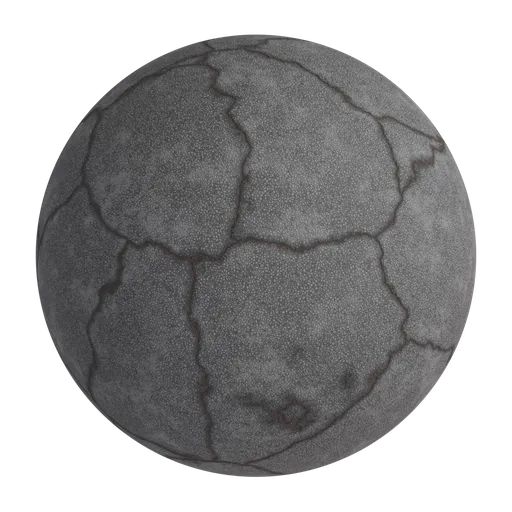 Craked asphalt