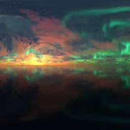 Aurora Dark Night Clouds