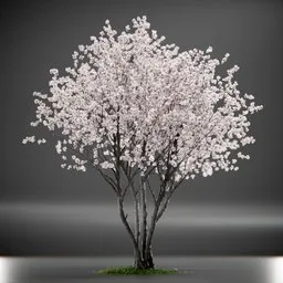 Tree Amelanchier Animated