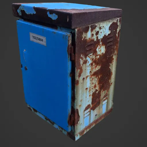Rusted Metal Box