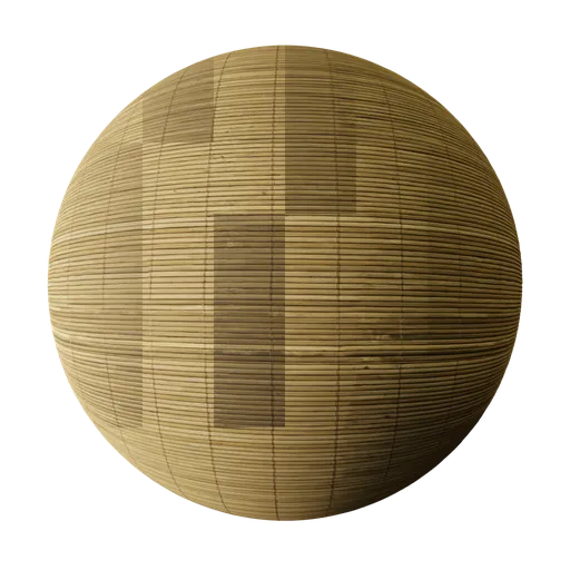 High-resolution PBR wooden mat texture for Blender 3D, ideal for realistic flooring in digital environments.