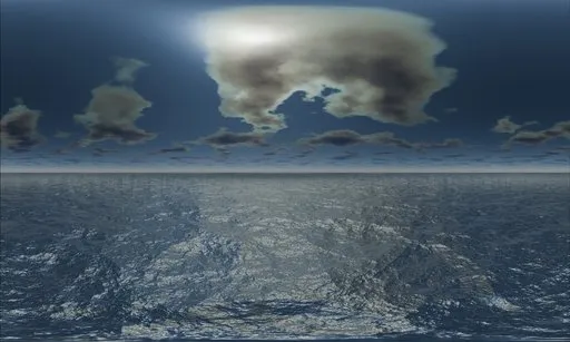 Cloudy Ocean