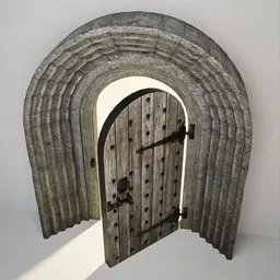 Medieval Norman Door 6