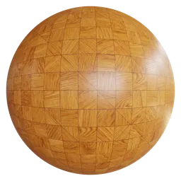 Wooden tri quard floor