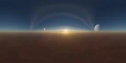 Sci-fi Alien Planet Landscape