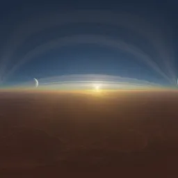 Sci-fi Alien Planet Landscape