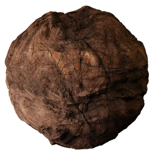 Rugged Layered Rock Surface