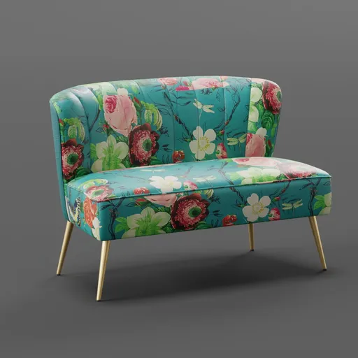 Armless Loveseat