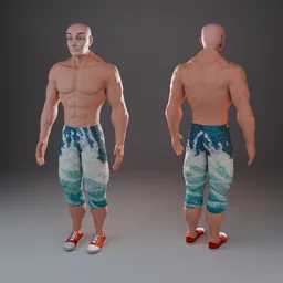 Athletic Male Character