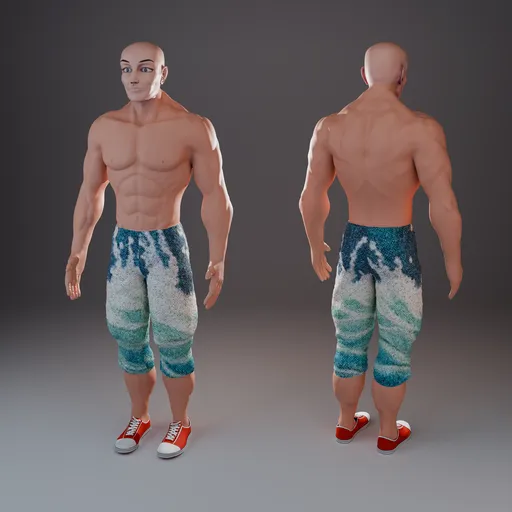 Athletic Male Character