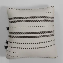 Beige Dotted Cushion
