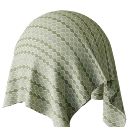 Graphical Green Jacquard